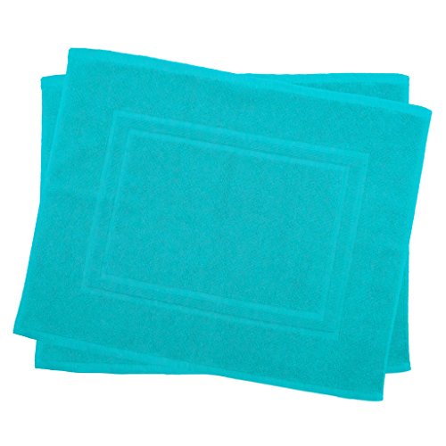 Julie Julsen 2er Pack 50 x 40 cm Badvorleger in Premium Qualität 900 gm2 in aktuellen Farben und 4 Größen aus Baumwolle Badematte Badteppich Duschvorleger Design Doppel Rahmen Türkis Julie Julsen 2er Pack 50 x 40 cm Badvorleger in Premium Qualität 900 gm2 in aktuellen Farben und 4 Größen aus Baumwolle Badematte Badteppich Duschvorleger Design Doppel Rahmen Türkis von Julie Julsen