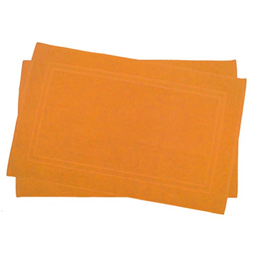 Julie Julsen 2er Pack 60 x 100 cm Badvorleger in Premium Qualität 900 gm2 in aktuellen Farben und 4 Größen aus Baumwolle Badematte Badteppich Duschvorleger Design Doppel Rahmen Orange Julie Julsen 2er Pack 60 x 100 cm Badvorleger in Premium Qualität 900 gm2 in aktuellen Farben und 4 Größen aus Baumwolle Badematte Badteppich Duschvorleger Design Doppel Rahmen Orange von Julie Julsen