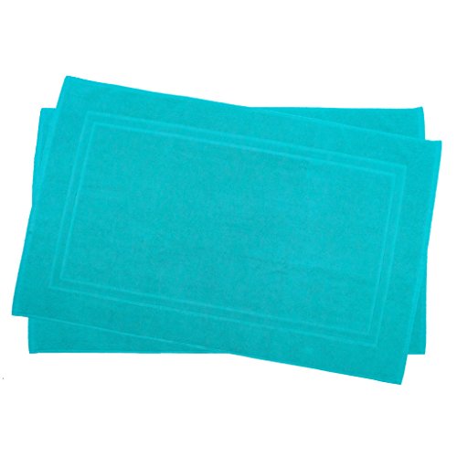 Julie Julsen 2er Pack 60 x 100 cm Badvorleger in Premium Qualität 900 gm2 in aktuellen Farben und 4 Größen aus Baumwolle Badematte Badteppich Duschvorleger Design Doppel Rahmen Türkis Julie Julsen 2er Pack 60 x 100 cm Badvorleger in Premium Qualität 900 gm2 in aktuellen Farben und 4 Größen aus Baumwolle Badematte Badteppich Duschvorleger Design Doppel Rahmen Türkis von Julie Julsen