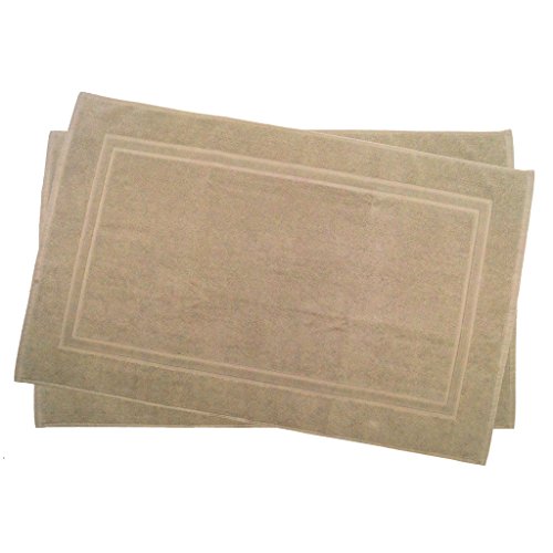 Julie Julsen 2er Pack 70 x 120 cm Badvorleger in Premium Qualität 900 gm2 in aktuellen Farben und 4 Größen aus Baumwolle Badematte Badteppich Duschvorleger Design Doppel Rahmen Sand Julie Julsen 2er Pack 70 x 120 cm Badvorleger in Premium Qualität 900 gm2 in aktuellen Farben und 4 Größen aus Baumwolle Badematte Badteppich Duschvorleger Design Doppel Rahmen Sand von Julie Julsen