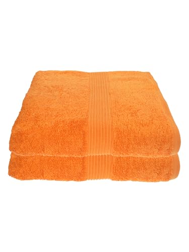 Julie Julsen 2er Pack Badetuch 29 Farben erhältlich weich und saugstark 500gsm Öko Tex Orange 100 x 150 cm B-Ware Julie Julsen 2er Pack Badetuch 29 Farben erhältlich weich und saugstark 500gsm Öko Tex Orange 100 x 150 cm B-Ware von Julie Julsen