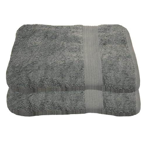 Julie Julsen 2er Pack Duschtuch 23 Farben erhältlich weich und saugstark 500gsm Öko Tex 70 x 140 cm Silbergrau Julie Julsen 2er Pack Duschtuch 23 Farben erhältlich weich und saugstark 500gsm Öko Tex 70 x 140 cm Silbergrau von Julie Julsen