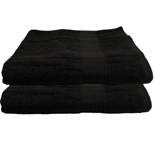 Julie Julsen 2er Pack Duschtuch 23 Farben erhältlich weich und saugstark 500gsm Öko Tex Schwarz 70 x 140 cm Julie Julsen 2er Pack Duschtuch 23 Farben erhältlich weich und saugstark 500gsm Öko Tex Schwarz 70 x 140 cm von Julie Julsen