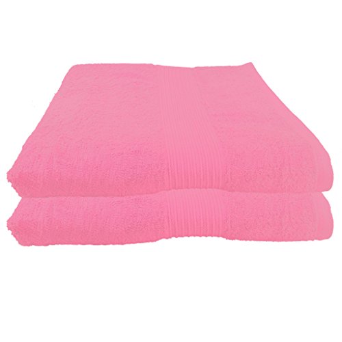 Julie Julsen 2er Pack Saunatücher 28 Farben erhältlich Reine Baumwolle Qualität 500 GSM Strandtuch Rosa 80 x 200 cm B-Ware Julie Julsen 2er Pack Saunatücher 28 Farben erhältlich Reine Baumwolle Qualität 500 GSM Strandtuch Rosa 80 x 200 cm B-Ware von Julie Julsen