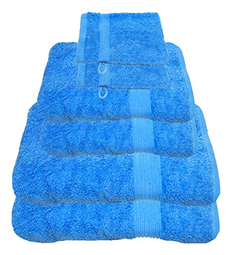 Julie Julsen 6 TLG Handtuchset 2 Badetücher 2 Handtücher + 2 Waschhandschuhe gratis Reine Baumwolle über 30 Farben Himmelblau Julie Julsen 6 TLG Handtuchset 2 Badetücher 2 Handtücher + 2 Waschhandschuhe gratis Reine Baumwolle über 30 Farben Himmelblau von Julie Julsen