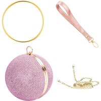 Julie Julsen Abendtasche "Metall mit Zirkonia pink" Julie Julsen Abendtasche "Metall mit Zirkonia pink" von Julie Julsen