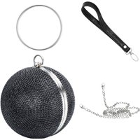 Julie Julsen Abendtasche "Metall mit Zirkonia schwarz" von Julie Julsen