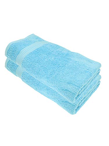 Julie Julsen Bio Badetuch-Set 2 STK. 100x150 Hellblau 100% Baumwolle Frotte 550g/m² von Julie Julsen