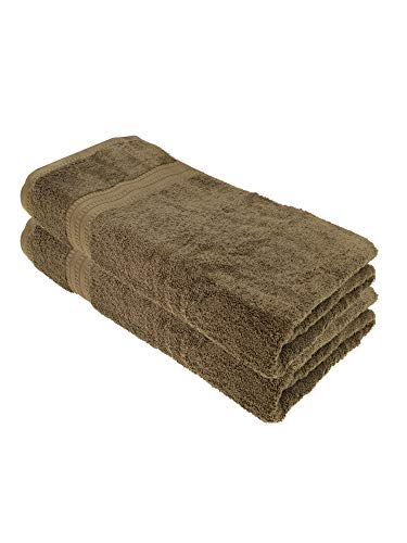 Julie Julsen Bio Badetuch-Set 2 STK. 100x150 Schlamm 100% Baumwolle Frotte 550g/m² von Julie Julsen