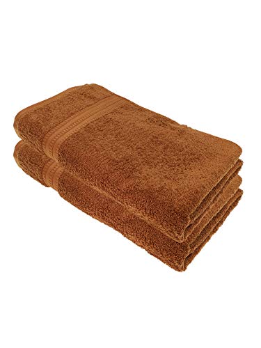 Julie Julsen Bio Badetuch-Set 2 STK. 100x150 Schokobraun 100% Baumwolle Frotte 550g/m² von Julie Julsen