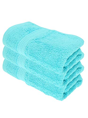 Julie Julsen Bio Duschtuch-Set 3 STK. 70x140 Türkis 100% Baumwolle Frotte 550g/m² von Julie Julsen