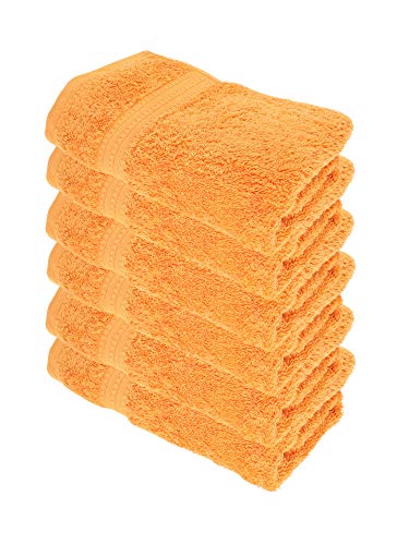 Julie Julsen Bio Handtuch-Set 6 STK. 50x100 Orange 100% Baumwolle Frotte 550g/m² von Julie Julsen