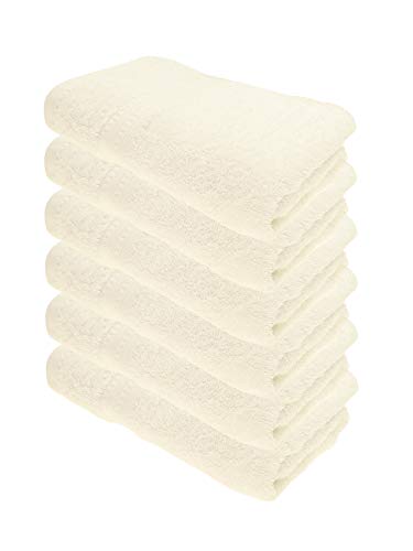 Julie Julsen Bio Handtuch-Set 6 STK. 50x100 Weiß 100% Baumwolle Frotte 550g/m² von Julie Julsen