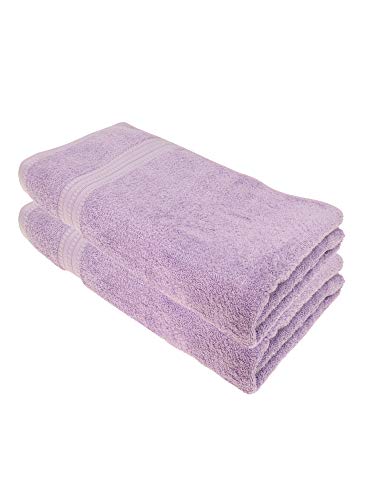 Julie Julsen Bio Saunatuch-Set 2 STK. 80x200 Lavendel 100% Baumwolle Frotte 550g/m² von Julie Julsen