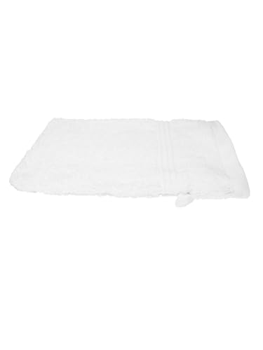 Julie Julsen Chemikalien-Frei Waschhandschuhe 600g/m² Natur weiß 15 x 21 cm 100% Baumwolle - Oeko TEX Std 100 Zertifizierung - Weich und Saugstark - Waschmaschinenfest von Julie Julsen