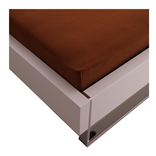 Julie Julsen Feinbiber Premium Spannbettlaken 180 x 200 cm Schokobraun Julie Julsen Feinbiber Premium Spannbettlaken 180 x 200 cm Schokobraun von Julie Julsen