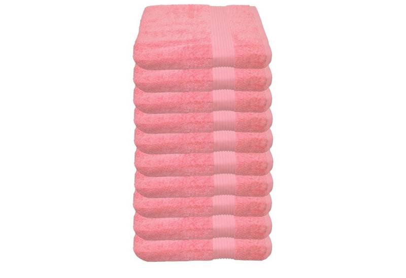 Julie Julsen Gästehandtücher 10-Gästehandtücher-Rosa-Gästetuch 30 x 50 cm, Baumwolle (10-St) von Julie Julsen
