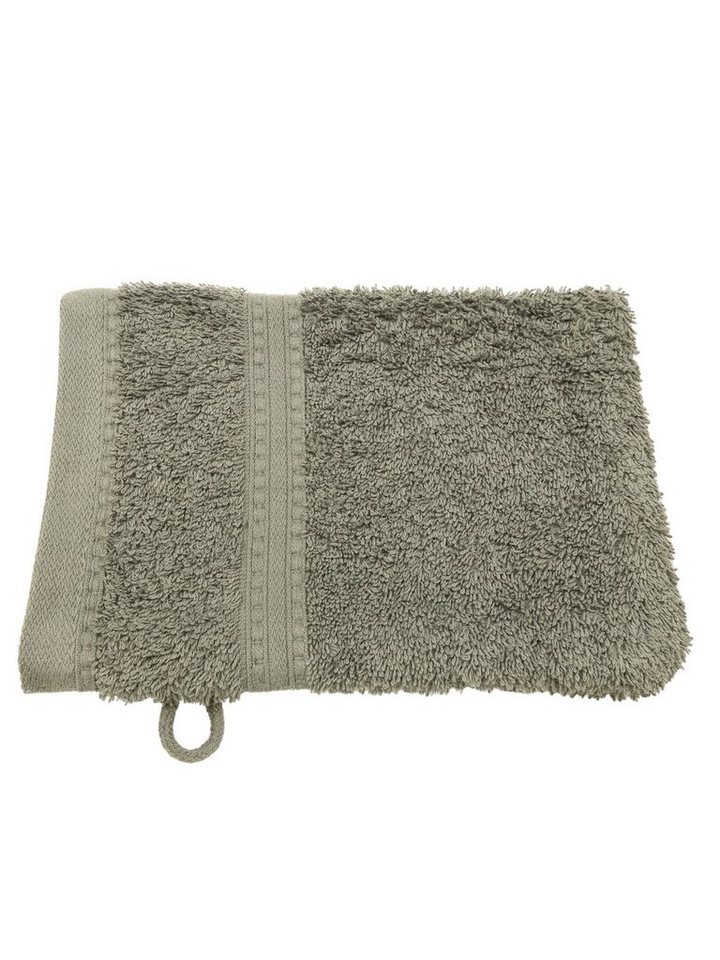 Julie Julsen Handtuch 1-Handtuch-Silbergrau-Waschhandschuh 15 x 21 cm, Bio-Baumwolle (1-St) von Julie Julsen