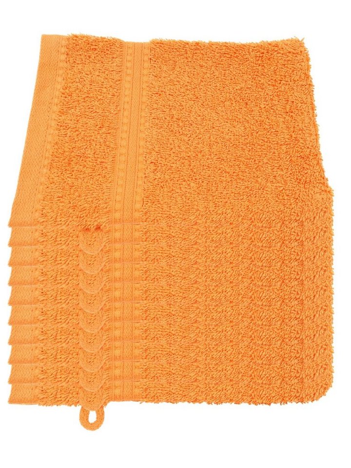 Julie Julsen Handtücher 10-Handtücher-Orange, Bio-Baumwolle (10-St) von Julie Julsen