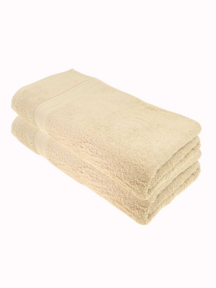 Julie Julsen Handtücher 2-Handtücher-Pastell Beige, Bio-Baumwolle (2-St) von Julie Julsen