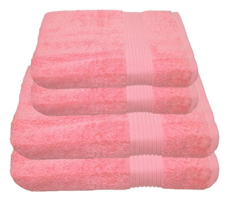 Julie Julsen Handtücher 4-Handtücher-Rosa, Baumwolle (4-St) von Julie Julsen