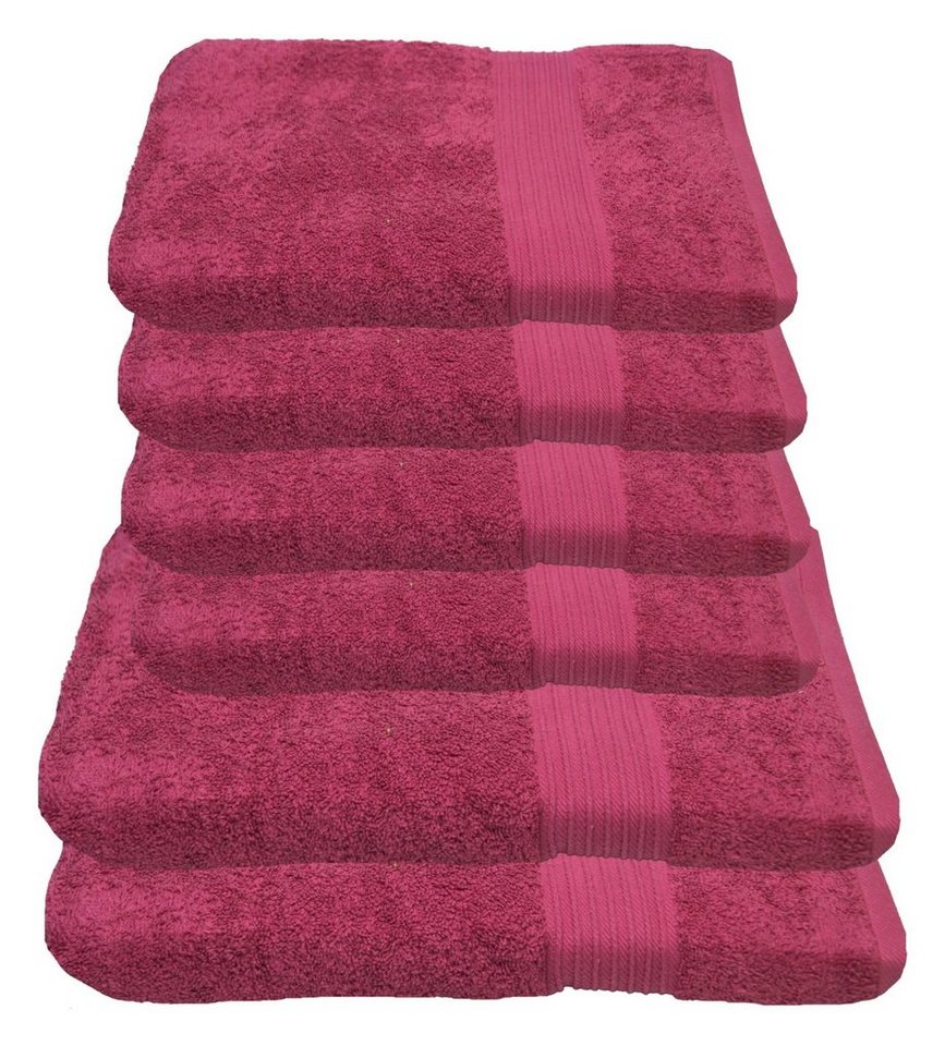 Julie Julsen Handtücher 6-Handtücher-Pink, Baumwolle (6-St) von Julie Julsen