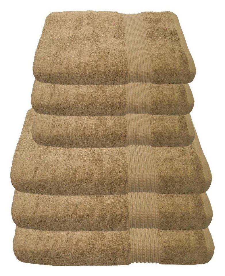 Julie Julsen Handtücher 6-Handtücher-Sand, Baumwolle (6-St) von Julie Julsen