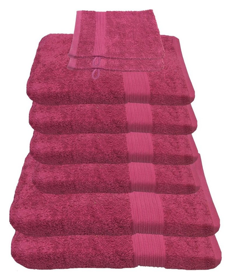 Julie Julsen Handtücher 8-Handtücher-Pink, Baumwolle (8-St) von Julie Julsen