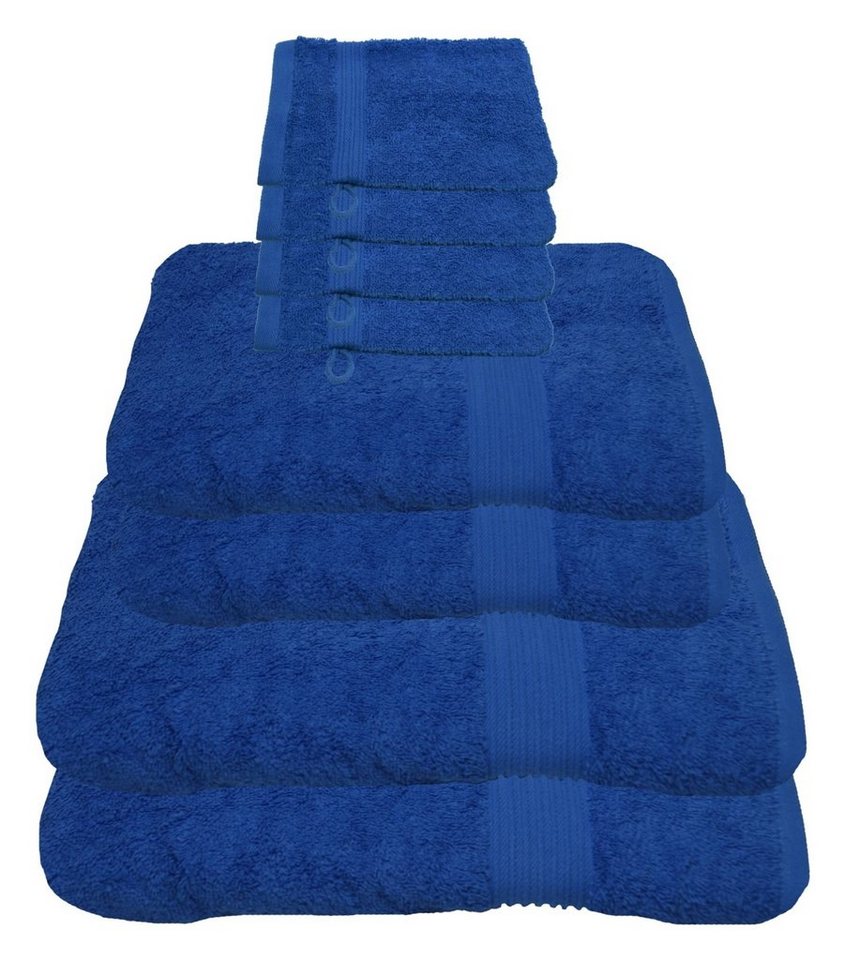 Julie Julsen Handtücher 8-Handtücher-Royalblau, Baumwolle (8-St) von Julie Julsen