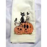 Küchenhandtücher Für Halloween, Mehlsackhandtuch, 100% Baumwolle von JulieButlerCreations