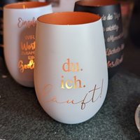 Persönliches Windlicht -Kerze Mit Eingravierten Spruch von JulieElli