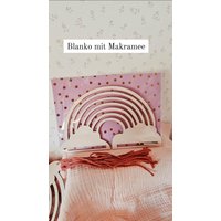 Regenbogen Wanddeko-Makramee-Kinderzimmer -Geschenk Zur Geburt von JulieElli