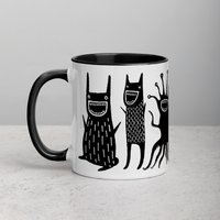 11 Unzen Kaffee Becher Monster Lustige Volkskunst Einweihungsparty Gothic Niedlich Geburtstagsgeschenk Lustig Seltsam Schrullig Wunderlich Tee von JulieFitzGeraldArt