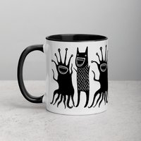 11 Unzen Kaffee Becher Monster Volkskunst Einweihungsparty Geburtstag Geschenke Illustration Lustig Gruselig Schräge Sachen Schrullig Tee Keramik 11 Unzen Kaffee Becher Monster Volkskunst Einweihungsparty Geburtstag Geschenke Illustration Lustig Gruselig Schräge Sachen Schrullig Tee Keramik von JulieFitzGeraldArt