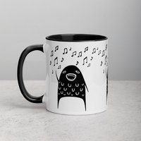 11 Unzen Kaffee Becher Oper Monster Singen Volkskunst Musik Geschenk Schrullige Wunderliche Housewarming-Geschenke Lustige von JulieFitzGeraldArt