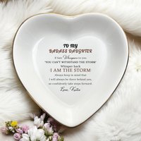 Personalisierte Ring Schale-Tochter Geschenk Von Mama-Tochter Geburtstagsgeschenk-Geschenk Für Tochter-Geschenk Sie-Für Meine Badass von JulienPShop