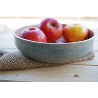 Handgetöpferte Bowl, Schale Für Suppe, Pasta, Salat, Rosa Achatgrau Handgetöpferte Bowl, Schale Für Suppe, Pasta, Salat, Rosa Achatgrau von Julieskeramik