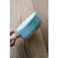Handgetöpferte Keramik Bowl Schale Für Frühstücks Müsli, Quark, Etc.. in Modernem Aquamarin Blau, Rosa Und Pastellgrün Ø 14 cm Höhe Ca 6 Handgetöpferte Keramik Bowl Schale Für Frühstücks Müsli, Quark, Etc.. in Modernem Aquamarin Blau, Rosa Und Pastellgrün Ø 14 cm Höhe Ca 6 von Julieskeramik