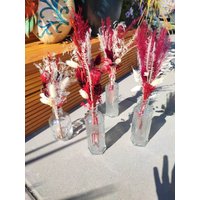 Trockenblumen Strauß Rot Und Weiß von JulisDekozauber