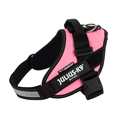 16IDC-PN-3 Julius K9 ® IDC Geschirr Gr. 3 pink / roas Hundegeschirr Powergeschirr INNOVA DOG COMFORT - Brustumfang: 82-118cm K-9 von Julius K9