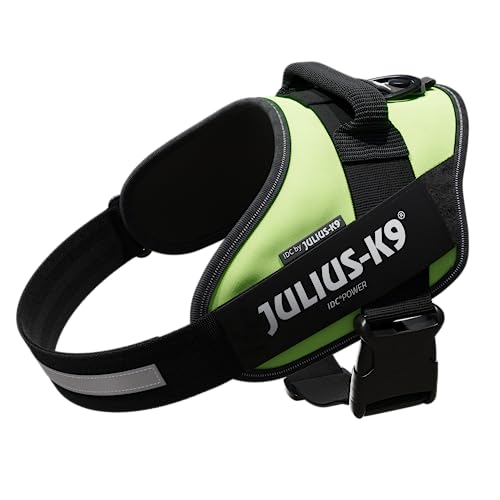 JULIUS K-9 IDC Powergeschirr, Größe: L / 1, Neon Grün, 16IDC-NE-1 von JULIUS K-9