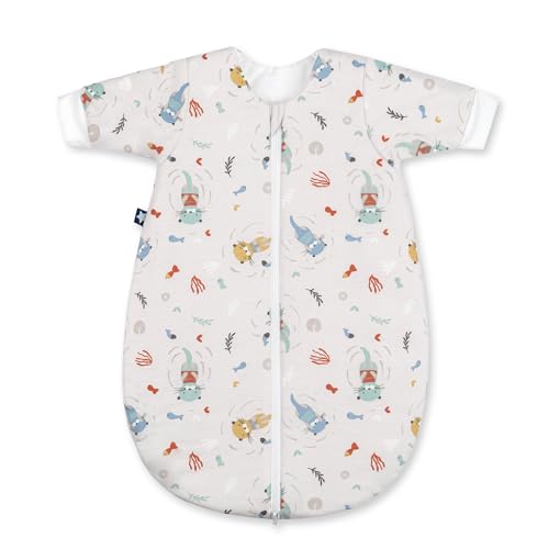 Julius Zöllner Baby Winterschlafsack aus Jersey Baumwolle, Größe 62 , Standard 100 by OEKO-TEX, Little Otti von Julius Zöllner