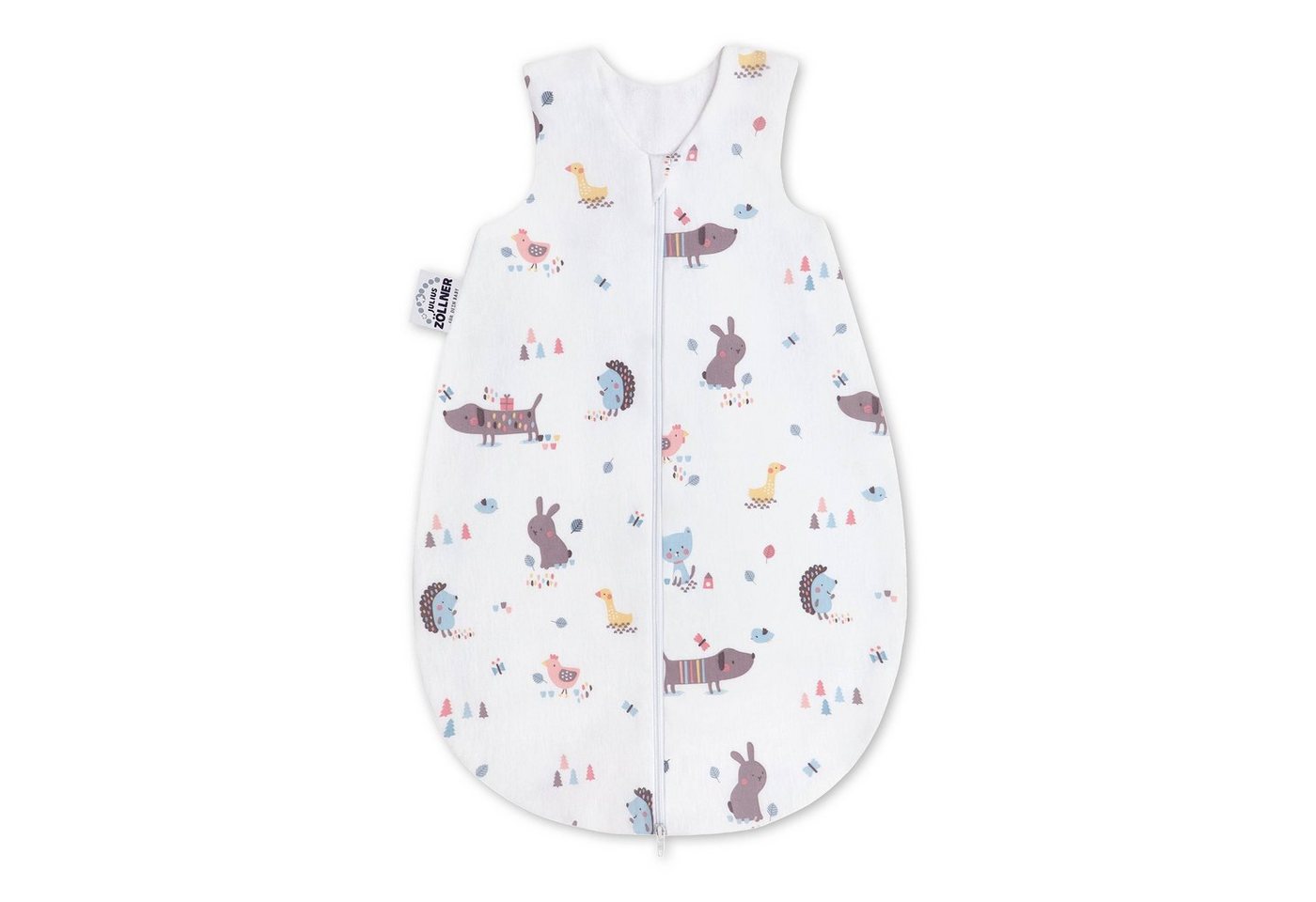 Julius Zöllner Babyschlafsack Sommerschlafsack Jersey Crazy Animals 98 von Julius Zöllner