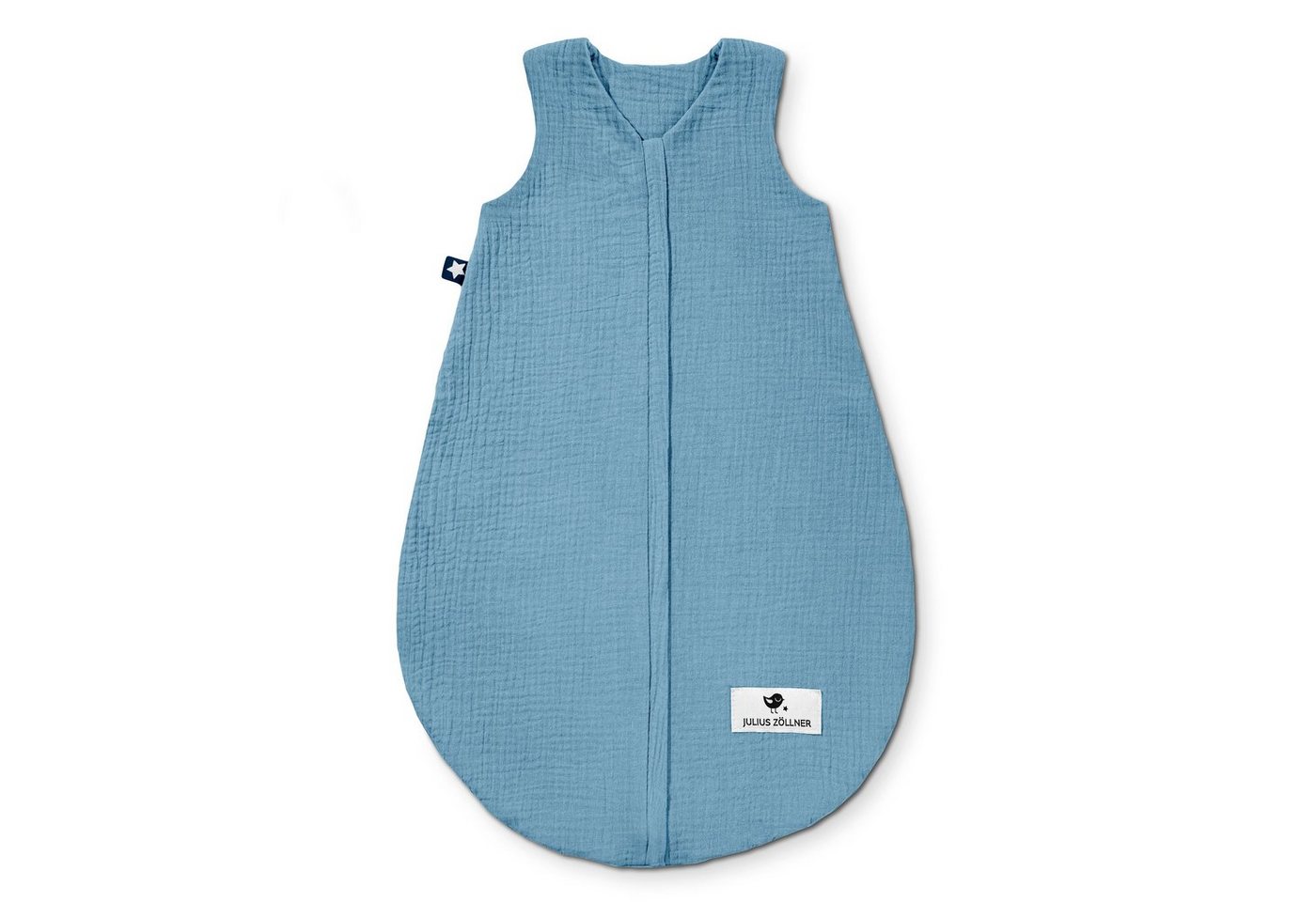 Julius Zöllner Babyschlafsack Sommerschlafsack Musselin blau 74 von Julius Zöllner