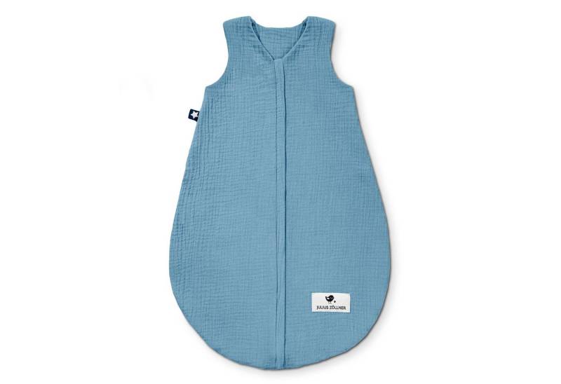 Julius Zöllner Babyschlafsack Sommerschlafsack Musselin blau 98 von Julius Zöllner