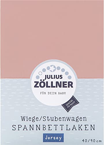 Julius Zöllner Spannbetttuch Jersey 90x40 Blush von Julius Zöllner