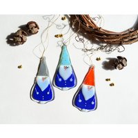 Geschmolzene Glas Ornamente Gnom Urlaub Dekor Weihnachtsschmuck Weihnachtsbaumschmuck Personalisierte von JulliaTyasko