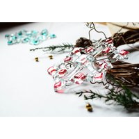 Glas Schneeflocken Urlaub Dekor Geschmolzene Ornamente Weihnachtsschmuck Weihnachtsbaum Weihnachtsgeschenk von JulliaTyasko