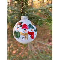 Familie Von 4 Personalisierte Schneemann Weihnachten Ornament Handgemaltes Geschenk Familie Von 4 Personalisierte Schneemann Weihnachten Ornament Handgemaltes Geschenk von MaineOrnamentCompany