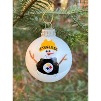 Personalisierte Schneemann Weihnachten Ornament Handbemalt Geschenk von MaineOrnamentCompany